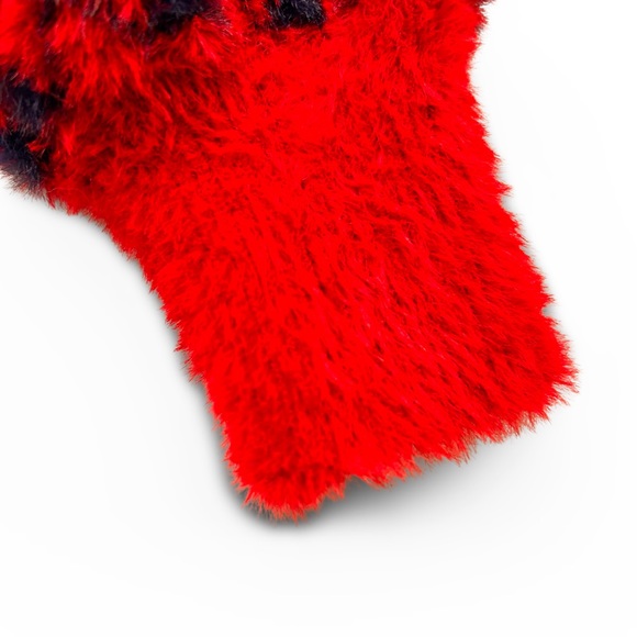 Women's Aritzia Sunday Best Argyle Kitten Cropped Pure Indigo/Crimson Si… - Picture 7 of 10